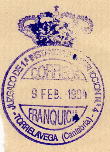 FRAN JUD Cantabria TORRELAVEGA Juzgado de 1 Instancia N  4 1993 f.jpg