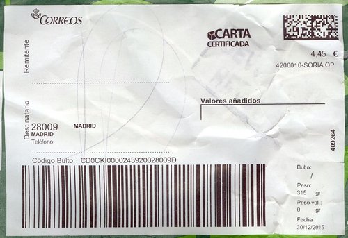 Etiqueta termica digital. Grande. Carta certificada. 4200010-Soria OP. 409264. 4,45. 9,9x14,5. 2015-12-30. Baja.jpg