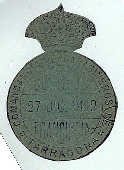 FRAN MIL TARRAGONA  Comandancia de Carabineros 1911.jpg