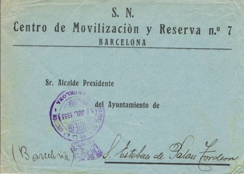 BARCELONA Movilización 1933