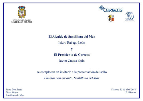 2016-03-21. Pueblos con Encanto. Anverso. Santillana del Mar. Presentación. 15-04-2016.jpg