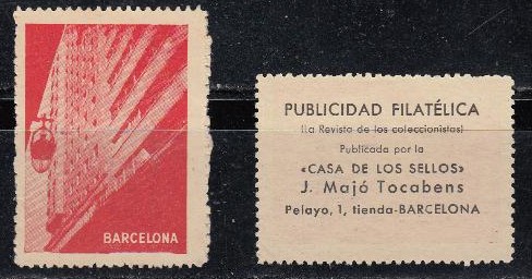 BARCELONA, Casa Majó, filatelia