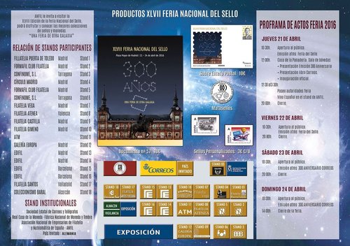 Madrid. 2016-04-21 al 24. XLVIII Feria Nacional del Sello. Folleto ANFIL. Interior. Baja.jpg