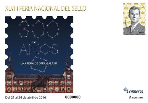 Madrid. 2016-04-21 al 24. XLVIII Feria Nacional del Sello. Sobre. Baja.jpg