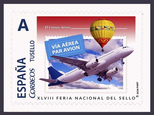 Madrid. 2016-04-21 al 24. XLVIII Feria Nacional del Sello. Sello personalizado. Madrid. 2016. Anfil 42. Boceto. Baja.jpg