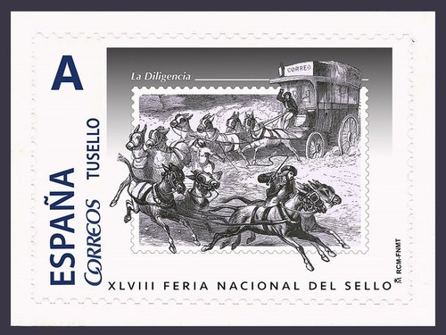 Madrid. 2016-04-21 al 24. XLVIII Feria Nacional del Sello. Sello personalizado. Madrid. 2016. Anfil 41. Boceto. Baja.jpg