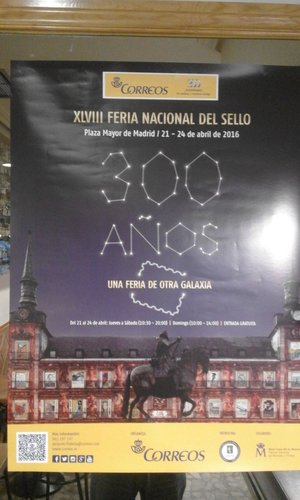 Madrid. 2016-04-21 al 24. XLVIII Feria Nacional del Sello. Cartel. Baja.jpg