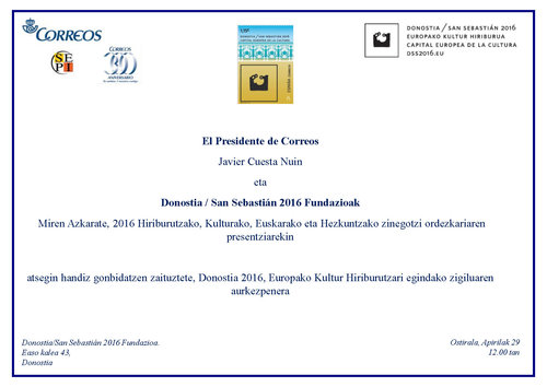 2016-04-01. San Sebastián, Capital Europea de la Cultura 2016. Presentación. 2016-04-29. Euskera.jpg