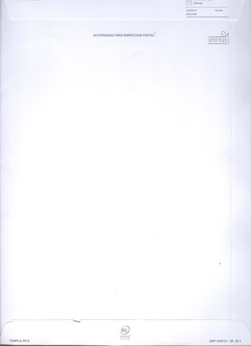 Sobre Servicio Filatelico. SAP 403010 - SF. B11. Tompla 2016. Sobre 32,4x22,7. Reverso. 2016-04-27. Baja.jpg
