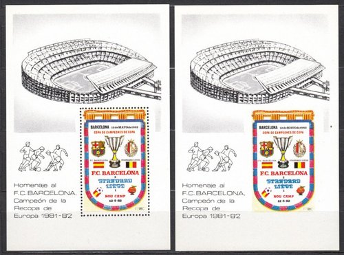 BARCELONA futbol 1982
