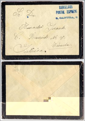 1.907+++ Postal Exprés de Barcelona