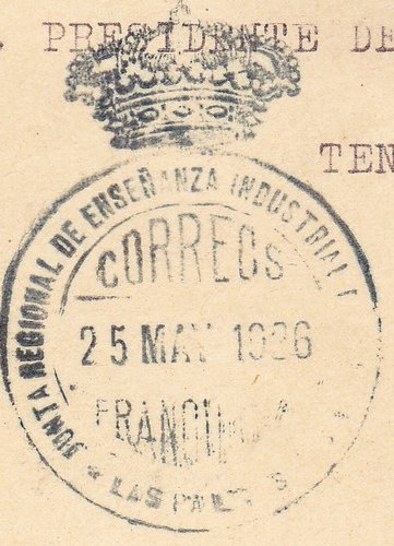 1926-05-25 JUNTA REGIONAL DE ENSAÑANZA INDUSTRIAL DE LAS PALMAS.jpg