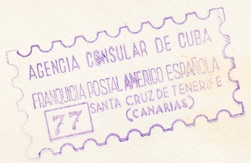 1933-12-20 AGENCIA CONSULAR DE CUBA FRANQUICIA POSTAL AMERICO ESPAÑOLA SANTA CRUZ DE TENERIFE (CANARIAS).jpg