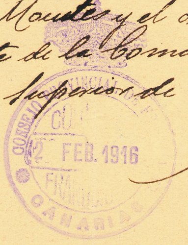 1916.02.02 CONSEJO PROVINCIAL DE FOMENTO-CANARIAS STA CRUZ TENERIFE 01 JPG.jpg