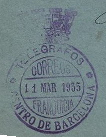 FRAN CORR Barcelona BARCELONA Telegrafos 1935 f.jpg