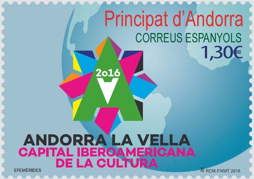 Andorra. 2016-06-10. Efemerides. Capital iberoamericana de la cultura 2016. Boceto. Baja.jpg