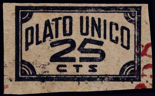 Plato Único, 25 cts