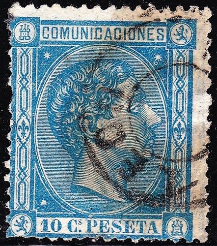 1875 164 alfonso XII usado Leon sin bloque fechador.jpg
