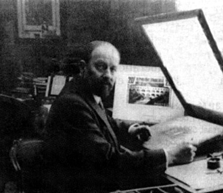 Henry Cheffer en su estudio