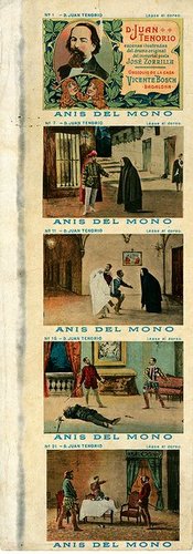 Viñetas Anis del mono........ tal vez sean cromos dentados entre si
