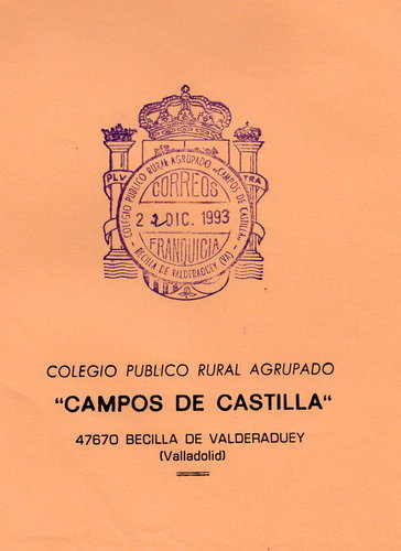FRAN EDU Valladolid VECILLA DE VALDERADUEY CP Campos de Castilla 1993.jpg