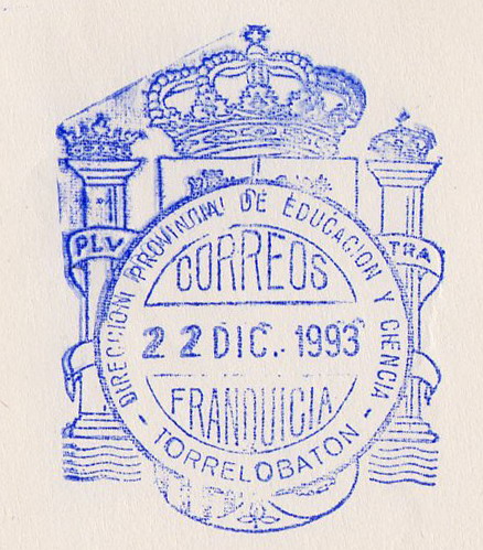 FRAN EDU Valladolid TORRELOBATON CP 1993.jpg