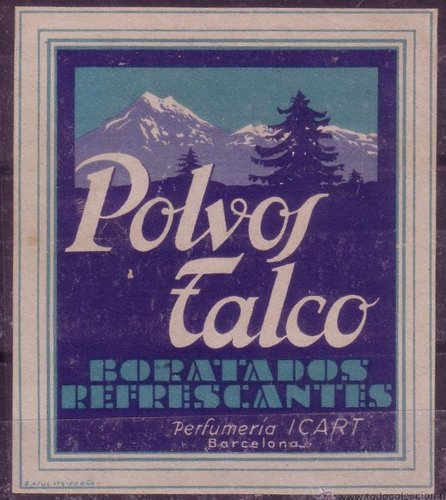 BARCELONA, polvos talco