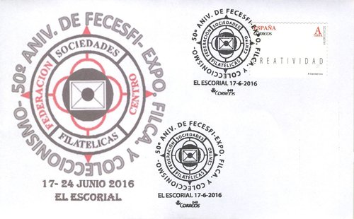 El Escorial 2016-06-17. Matasellos. Sobre. Baja.jpg
