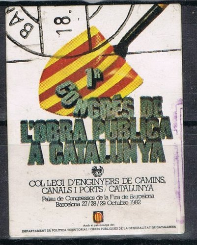 BARCELONA, Congreso Obra publica 1982
