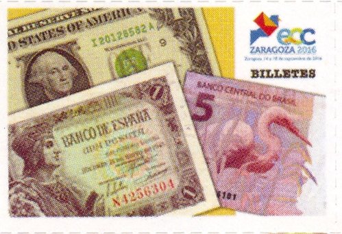 Zaragoza. 2016-09-14 al 18. EXFILNA-ECC 2016. Vinetas publicitarias ECC-EXFILNA. Vineta. Billetes. Baja.jpg