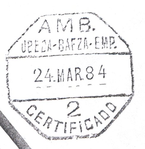 Ambulantes de carretera. Guillermo Alvarez Rubio. Pagina 019. 1. AMB. = UBEDA-BAEZA-EMP. = 2 = CERTIFICADO = 24.MAR.84. Baja.jpg