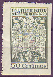 CABRERA, 50 cts municipal Estado Español
