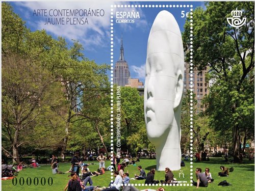 2016-07-14. Arte Contemporaneo Espanol. Jaume Plensa. Boceto. Baja.jpg