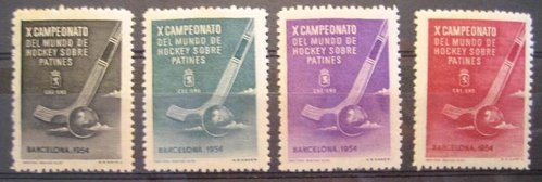 BARCELONA hockey 1954