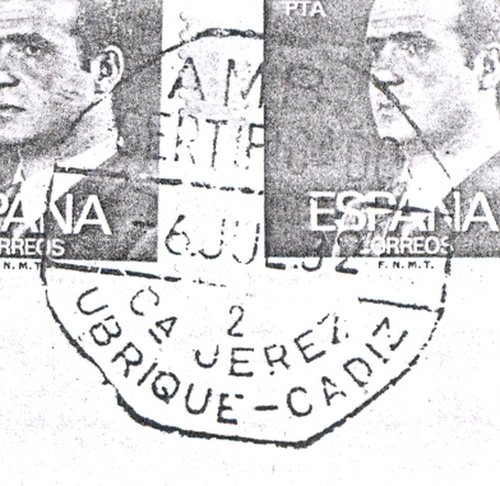 Ambulantes de carretera. Guillermo Alvarez Rubio. Pagina 013. 4. AMB. = CERTIFICADO = 2 = Ca JEREZ = UBRIQUE-CADIZ = -6.JUL.82. Baja.jpg
