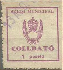 COLLBATÓ (Barcelona) 1 pts lila
