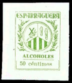 ESPARRAGUERA 50 ct impuesto de alcoholes