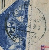 Carta Banco Español de Crédito con triangular de Colón detalle del fechador.jpg