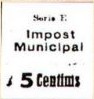 GRAMANET del BESOS, Impuesto epoca republicana 5 cts