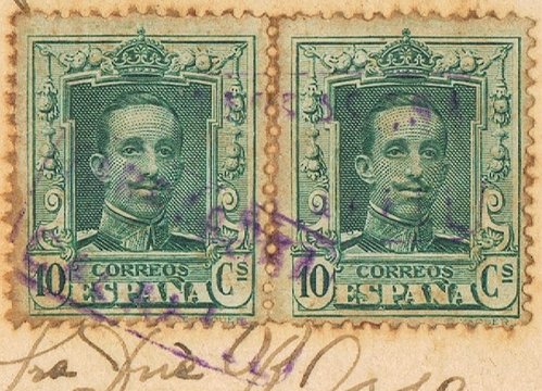 CALAFELL, 2 sellos 10 cts