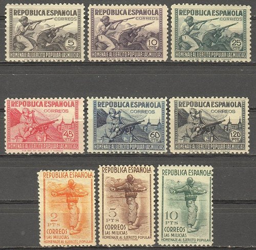 Serie Homenaje al Ejército Popular, 1938.