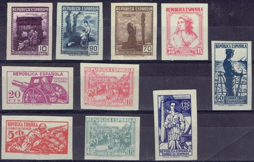 1938-1939. Edifil NE 46 al 55.