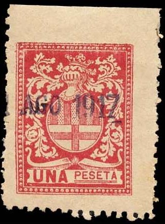 MANRESA 1 pta rosa 1917