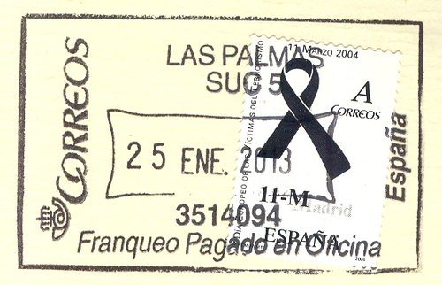 FPO. AF-103. Las Palmas. Suc 5. 3514094. 40x64. 2013-01-25.jpg