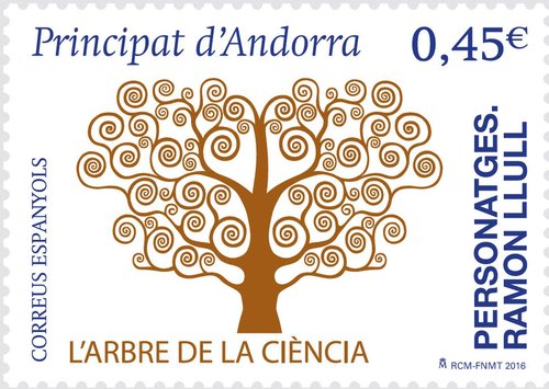 Andorra. 2016-09-08. Personatges. Ramon Llull. Boceto. Baja.jpg