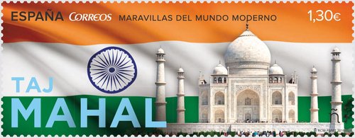 2016-09-23. Maravillas del Mundo Moderno.Taj Mahal. Boceto. Baja.jpg