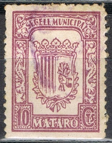 MATARÓ 10 cts recto tipo 1