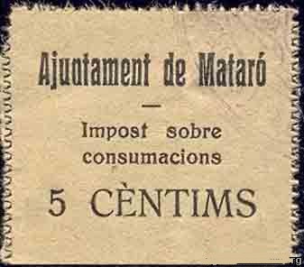 MATARÓ Consumaciones impuestos