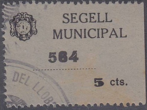 MOLINS, segell municipal 5 cts