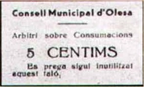 OLESA Consumos 5 cts